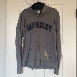 PINK Berkeley long sleeve with 1/2 zip